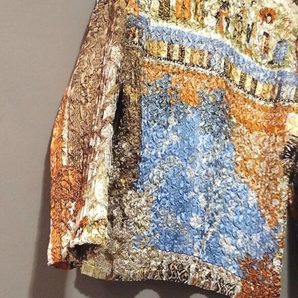 2-Piece Pleats Collection by Pings Imports Size XL Women's Jacket and Tank Top - Picture 9 of 13